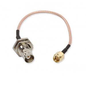 RG400 Pigtail Adapter BNC RF Coaxial Connector Male To Male 10cm Cable