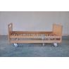 China Wooden Frame Electric Nursing Bed Home Care Bed Linear Actuator Patient Care Bed wholesale