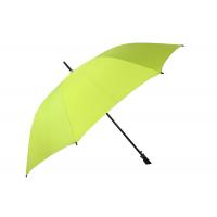 China Manual Open Close Mens Windproof Umbrella , Windproof Travel Umbrella Grip Plastic Handle on sale