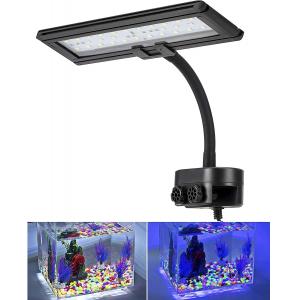 Blue White  Gooseneck Clamp RGB Aquarium Light