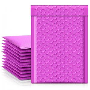 A4 Metallic Poly Bubble Mailer Bag Pink Color Multipurpose Durable