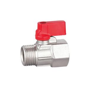 China Válvula de bola de bronze do punho da conexão de tubulação T da válvula de PN16 PN20 supplier