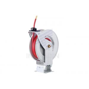 China Air Hose Reel / Power Coated Steel Water Automatic Hose Reel 110 Degree Swivel Base supplier