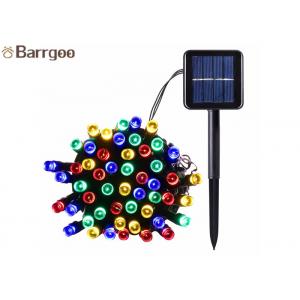 China 12M 100LED Holiday Solar LED Christmas Lights IP 65 8-15 Hours Lighting Time supplier