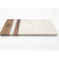 China Customized Stone Placemats Rectangular Marble Acacia Wood Cutting Boards on sale
