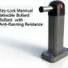 China Manual Retractable Bollards with Key Lock and Anti-Ramming Resistance wholesale