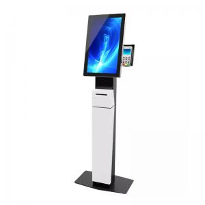 21.5 Inch POS Self Checkout Machine Self Service Payment Ordering Kiosk For KFC