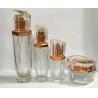 Luxury Transparent Cream Bottles Skincare Packaging / Glass Cosmetic Bottle Six