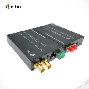 China LNK-12GSDI Series Fiber Converter with 4K UHD Video, Loop-out, Gigabit Ethernet & RS485 wholesale