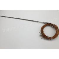China Type J Thermocouple Probe For Hot Runner System With Metal Head And Shrink Tube on sale