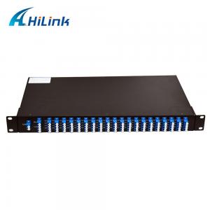 China 100Ghz C- Band DWDM Athermal AWG Mux Demux For Network Optical Multiplexer supplier