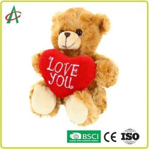 China 3x6 Inches Plush Teddy Bear 3.2 ounces Wedding Anniversary Gifts supplier