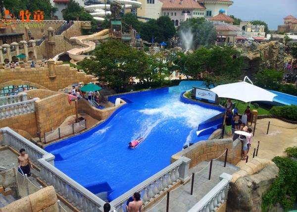 Attractive Water Wave Pool Water Park Equipment Flowrider Surfing Skateboard