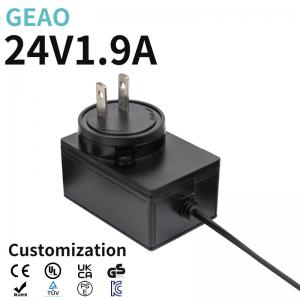 China Electronic 24V 1.9A Interchangeable Power Adapter Swappable Power Pack supplier