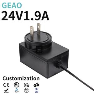 China Power Pack Swappable do adaptador permutável eletrônico do poder de 24V 1.9A supplier