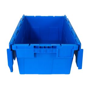 Returnable Solid Style Container PP/PE Large Plastic Moving Crate for Customized Logo