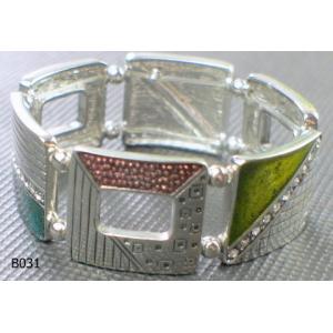 China Fashion OEM / ODM metal bangles with silver plated durable color supplier