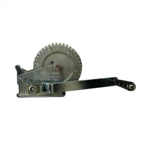 Zinc Plated Marine Trailer Winch Hand Winch 1200lbs With Cable And Hook