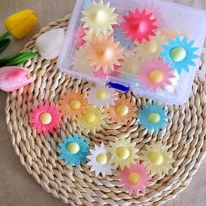 Wedding Party 3D Edible Decorations Edible Wafer Daisies For Bakery Cake