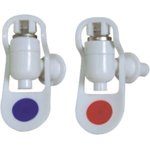 China Type distributeur en plastique coloré chaud et froid de robinet de poussée de remplacement de distributeur de l'eau de l'eau supplier