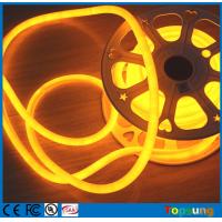 China 16mm IP67 waterproof neon light high lumen 110V 360 degree round neon lights yellow on sale