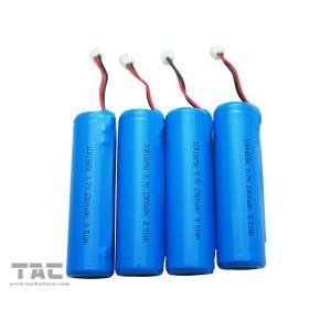 China 3.7v Lithium ion Cylindrical Batteries 18650 Batteries 2400mAh for Cellular Phones Camera supplier