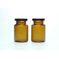 China GMP Certificated 5ml Brown Empty Pharmaceutical Injectable Glass Vials on sale