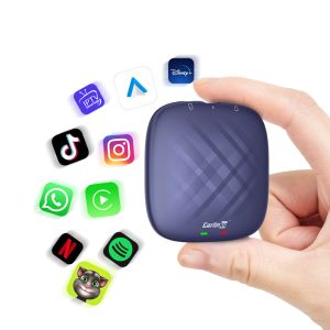 China Carplay AI BOX Tbox-plus carte SIM Navigation GPS 8+128G Adaptateur sans fil Carplay Ai Box Android 13 Jeu de voiture supplier