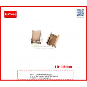 Jiayang  6X11 iron cheap metal crimps for lanyard for  sale