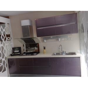High glossy lacquer kitchen cabinet