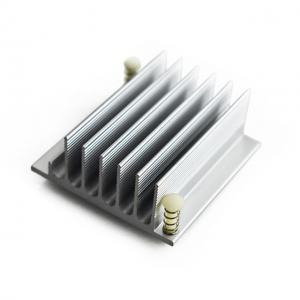 China Anodizing Clear Aluminum Extruded Heat Sink With Pin Fin Anti Oxidation supplier