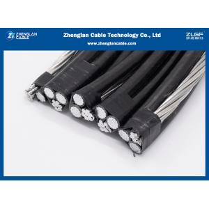 Low Tension Overhead Insulated Cable , AL/XLPE Overhead Bundled Cable 0.6/1kv 4 core 25sqmm
