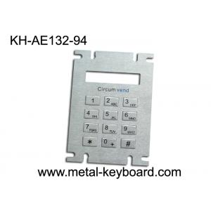 China Customized Metal Panel Mount Keypad in 3x4 Matrix for LPG Filling Station supplier