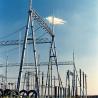 China 750KV Substation Steel Structures Conical , Round Q345 Hot Dip Galvanized wholesale