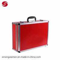 China Fire Fighters Outdoor Rescue Equipment Red Aluminum Tool Cases / Box on sale