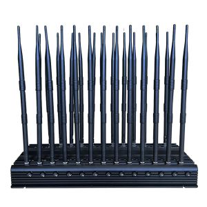 China Multifunctional 26 antennas jammer shielding all 2G 3G 4G 5G WIFI GPS RF LOJACK for sale