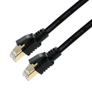 China CAT8 Shielded Ethernet Cable S/FTP 40Gbps Gold RJ45 wholesale