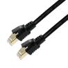 China CAT8 Shielded Ethernet Cable S/FTP 40Gbps Gold RJ45 wholesale