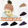 China Cute Crochet Headbands Hair Head Band Bow Kid Baby Girl Accessories Knitted Headwrap Hair Band Fashion Knotted Crochet wholesale
