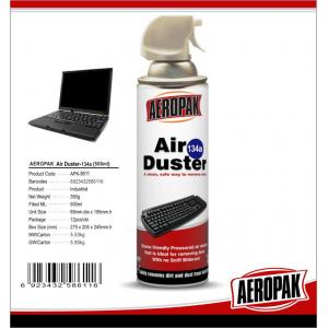 China Non Toxic Industrial Cleaning Products , Computer / Keyboard Air Duster Can supplier