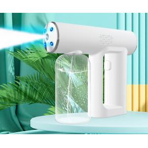China Electric HandHeld Atomizing Air Disinfection Gun Rechargeable Blue Light Atomizing Sterilization Spray supplier
