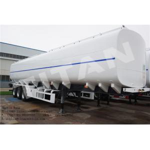 China 60cbm carbon Fuel Tanker Trailer with 3 compartments | Titan Vehicle supplier