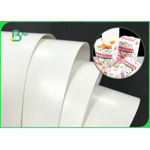 Double Sides White 300GSM 350GSM PE Coated Paper Board For Fast Food Boxes