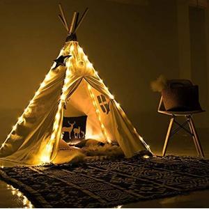 Wood Frame Cotton Canvas Indian Teepee Tent for child