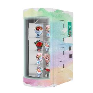China Humidify Temperature Control Flower Vending Machine With Lcd Touch Screen supplier