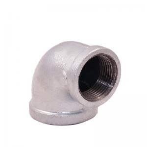 China Flange Connection Galvanized Carbon Steel Pipe Fittings Metal Elbows with Materials supplier