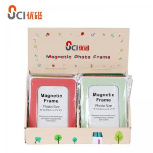 Office Magnetic Photo Frames Document Holder Colorful PVC Picture Frame