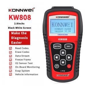 2.8 Inchs Back Lit Screen Obd Ii Diagnostic Scan Tool Konnwei KW808