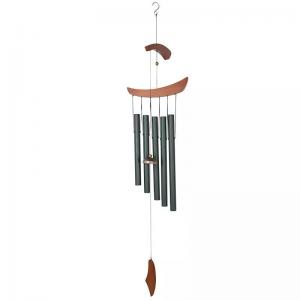 Retro Style Length 100cm Metal Wind Chime , 5 Rod Wind Chime Optional Color