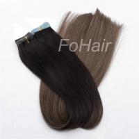 China FoHair tape in hair extensions,double drawn quality,remy human hair,Ombre for sale
